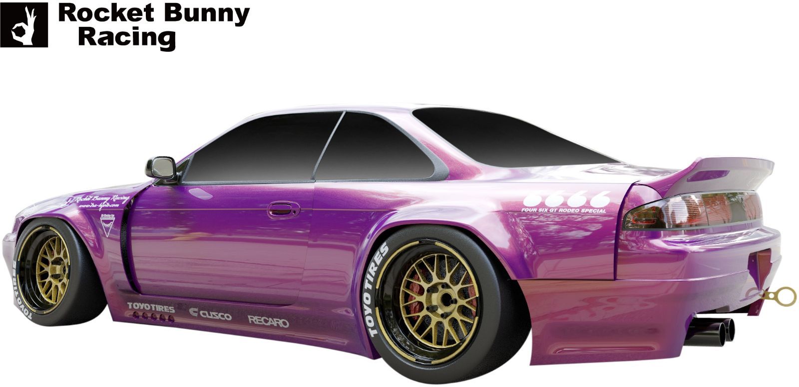 M's】 日産 S14 シルビア 後期用 Rocket Bunny V3 ダックテール