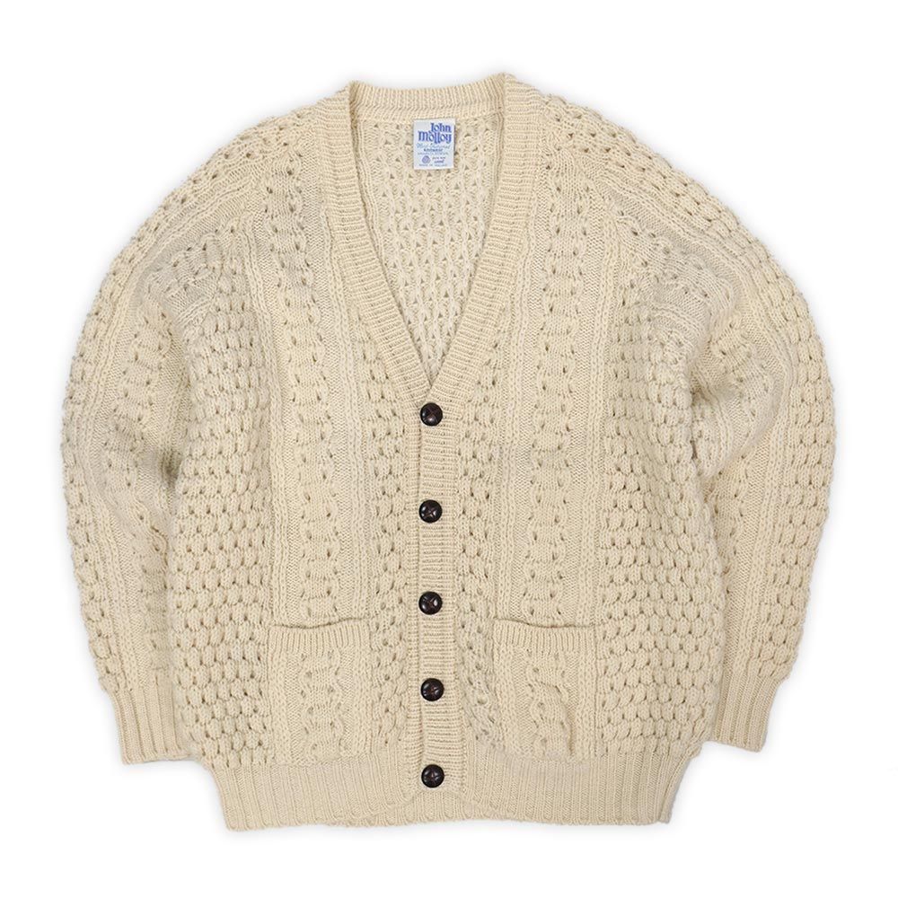 ジョンモロイ John molloy 80s 80年代 フィッシャーマンカーディガン