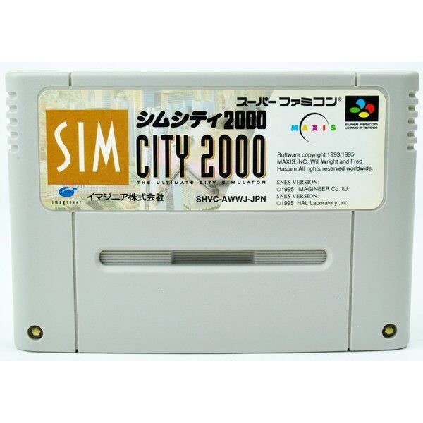 SFC】シムシティ2000（ソフトのみ） スーパーファミコン - メルカリ
