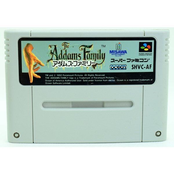 SFC】アダムスファミリー（ソフトのみ） スーパーファミコン - メルカリ