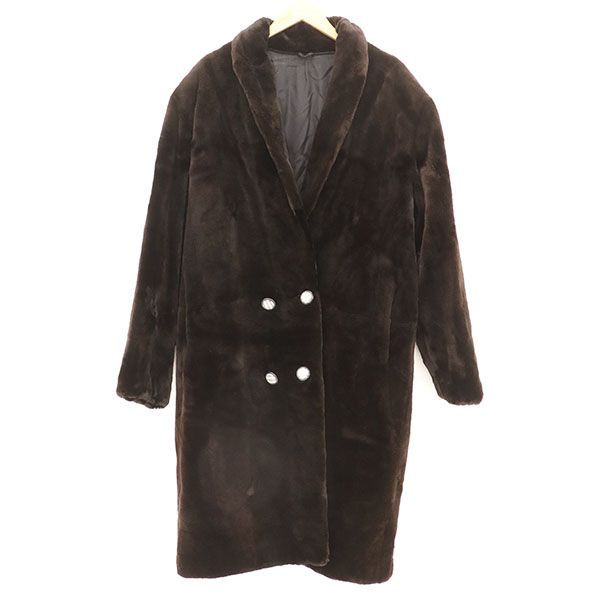 サガミンク SAGA MINK ミンク ダブル ロング ファー コート ミンク