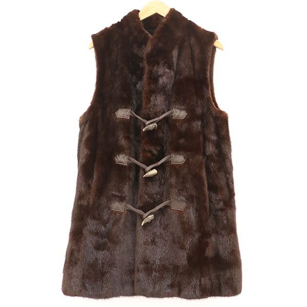 ブラックグラマ BLACKGLAMA ミンク ファー ダッフル ベストジャケット