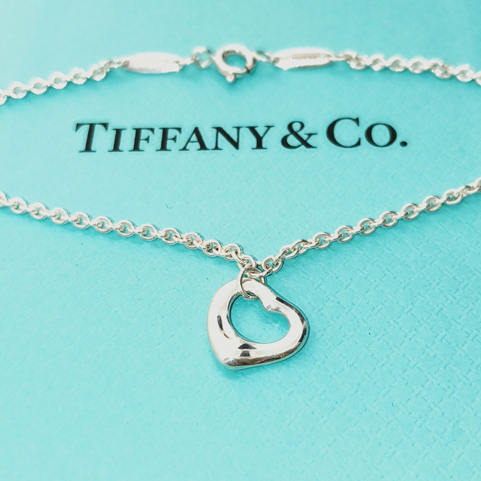 新品仕上げ】ティファニー TIFFANY オープンハートブレスレット 保存袋 