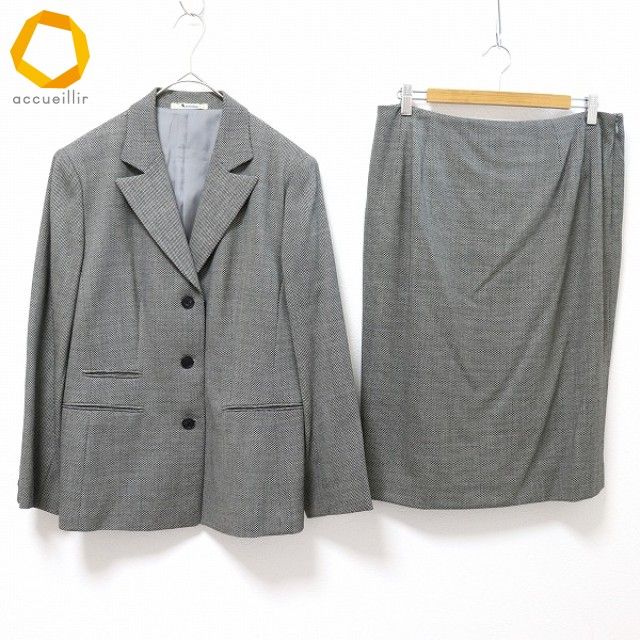 アクアスキュータム Aquascutum セットアップ スカートスーツ