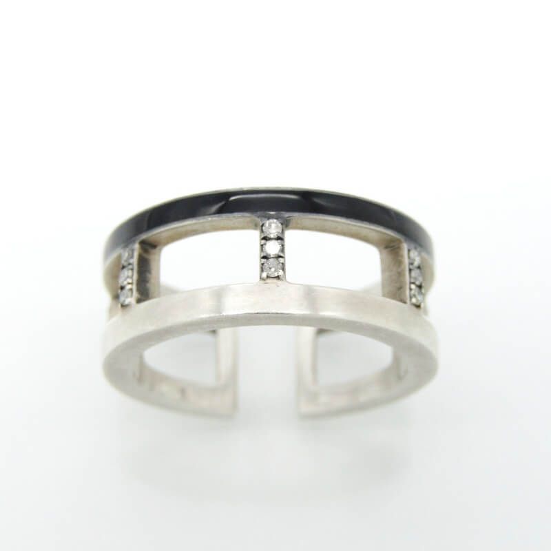 Adlin Hue アドリンヒュー リング 63 An Cuff Ring レディース パヴェ