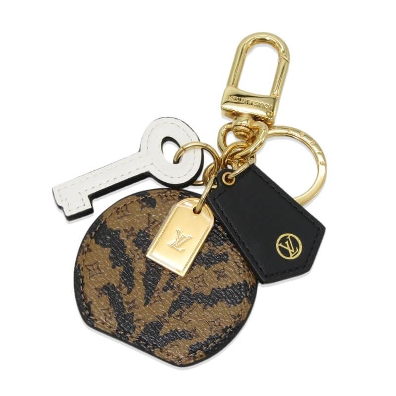 美品 LOUIS VUITTON ルイヴィトン キーホルダー M01367 ボワット シャポー スープルMM バッグチャーム PVC CX2283 イタリア製  28011817 美品 LOUIS VUITTON ルイヴィトン キーホルダー M01367 ボワット