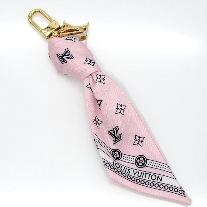 美品 LOUIS VUITTON ルイヴィトン キーホルダー M02614 LVバンダナ