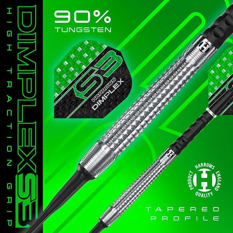 ハローズ ディンプレックス テーパード 20g （バレル重量18g） ハローズ ディンプレックス S3 テーパード 18g/20g タングステン90