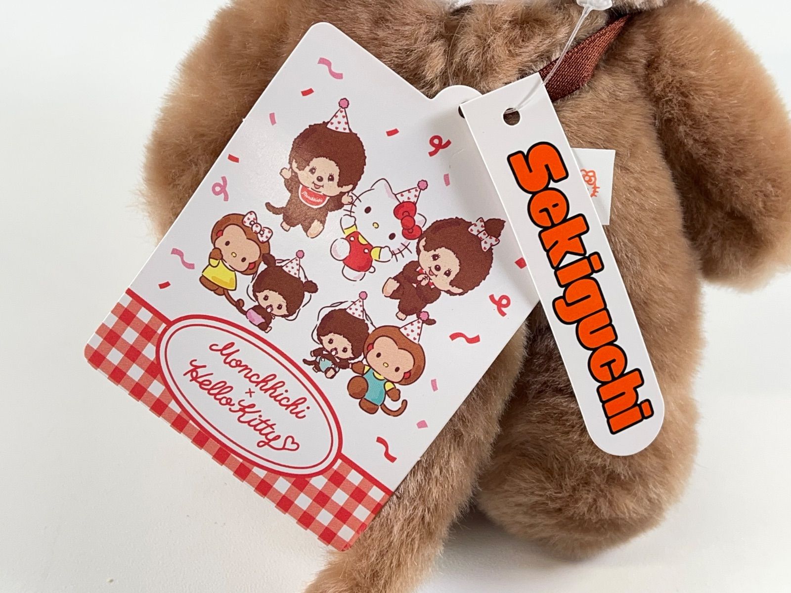 ハローキティ ぬいぐるみ 本体　モンチッチ ギンガムチェック2点 Amazon.co.jp: セキグチ(Sekiguchi) キティ×モンチッチ ぬいぐるみ S