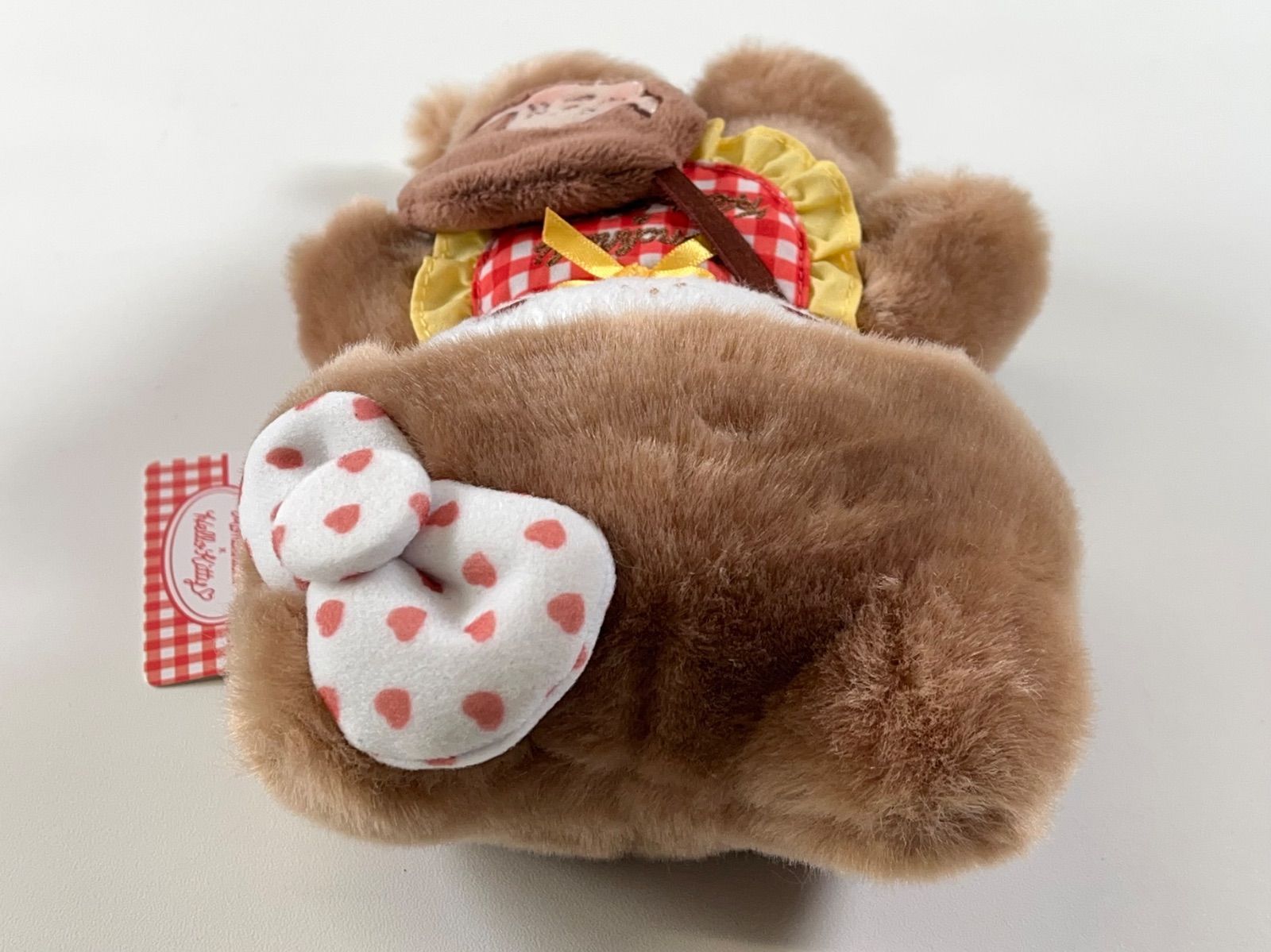 ☆新品 希少 ハローキティ×モンチッチ コラボ ぬいぐるみ S ギンガム