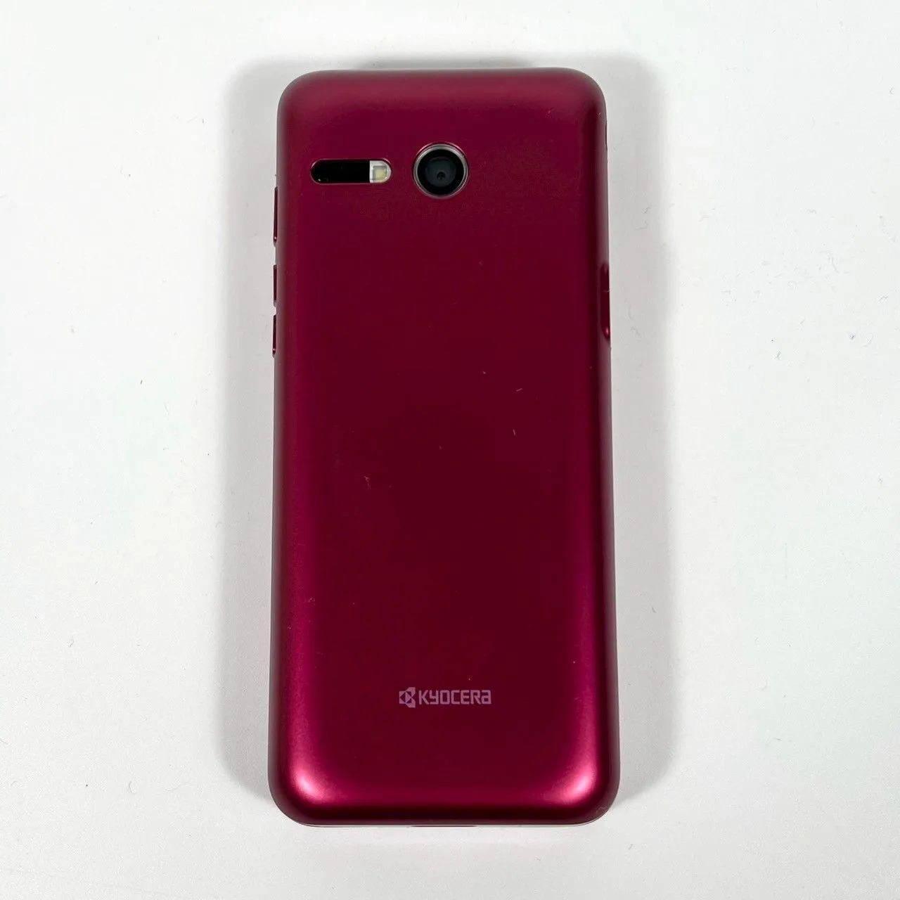 美品】 KYOCERA KYF43 au 折りたたみ式携帯電話 ワインレッド - メルカリ