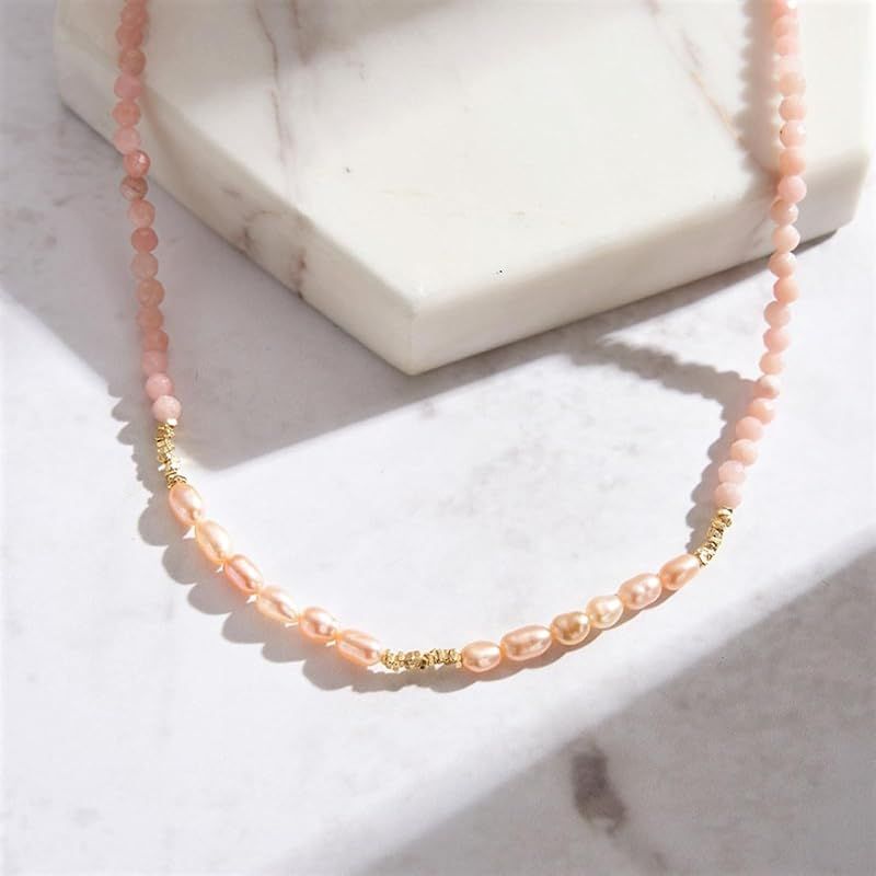 新品】 [HeyMeili] ビーズネックレス レディース 人気アクセサリー