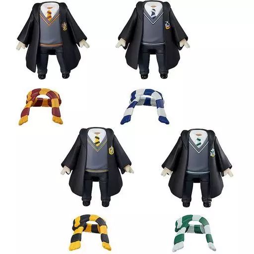 中古】フィギュア 全4種セット 「ねんどろいどもあ きせかえホグワーツ