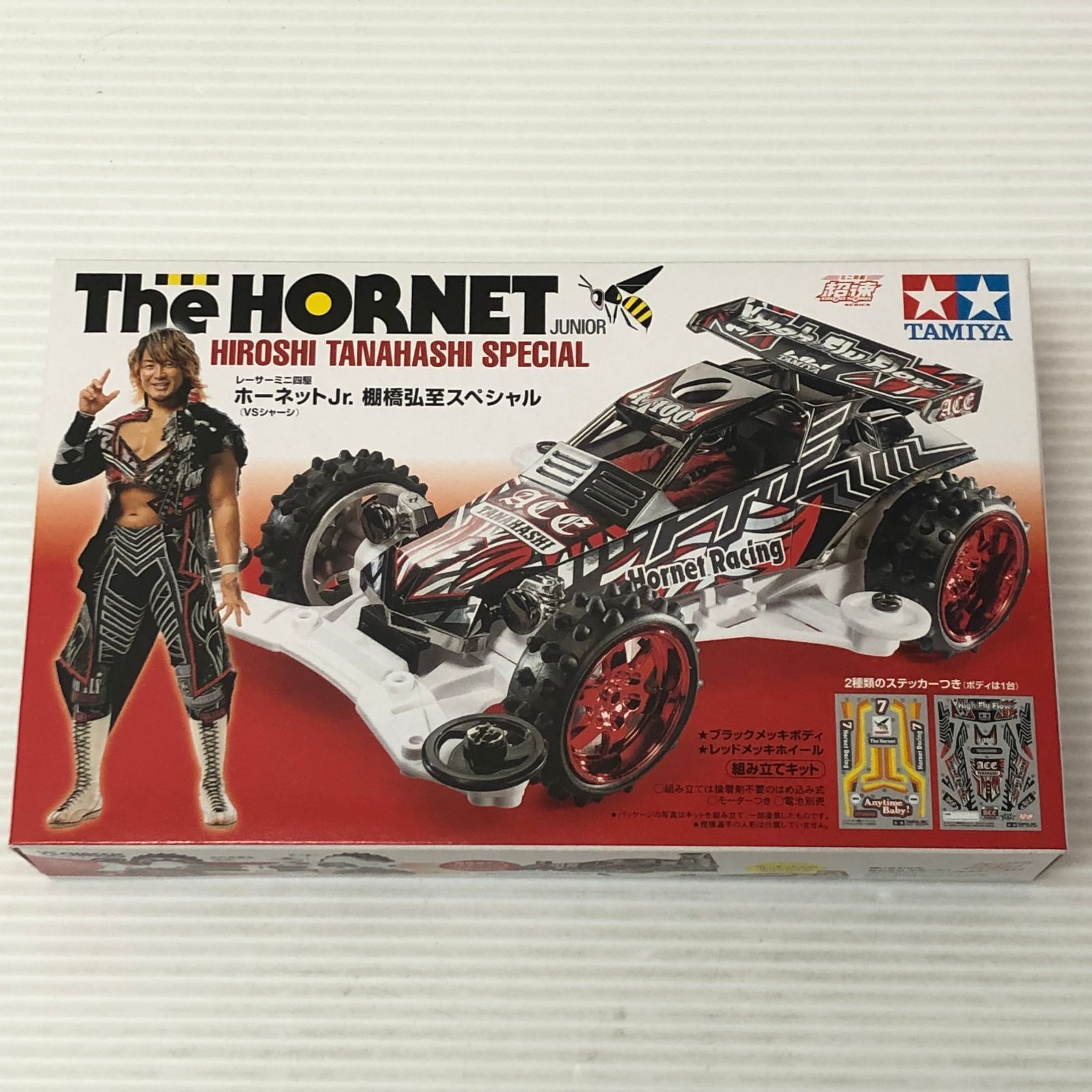 レーサーミニ四駆シリーズ 1/32 ホーネットJr. 棚橋弘至スペシャル(VSシャーシ) プラモデル 未組立品 smgmini093646