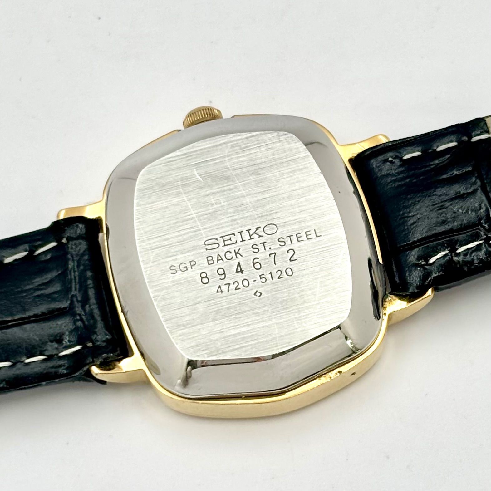 新品電池】SEIKO セイコー レディース 腕時計 ゴールド 6角形 4720