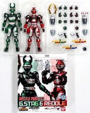 中古】フィギュア S.H.Figuarts ジースタッグ＆レッドル セット 「重甲