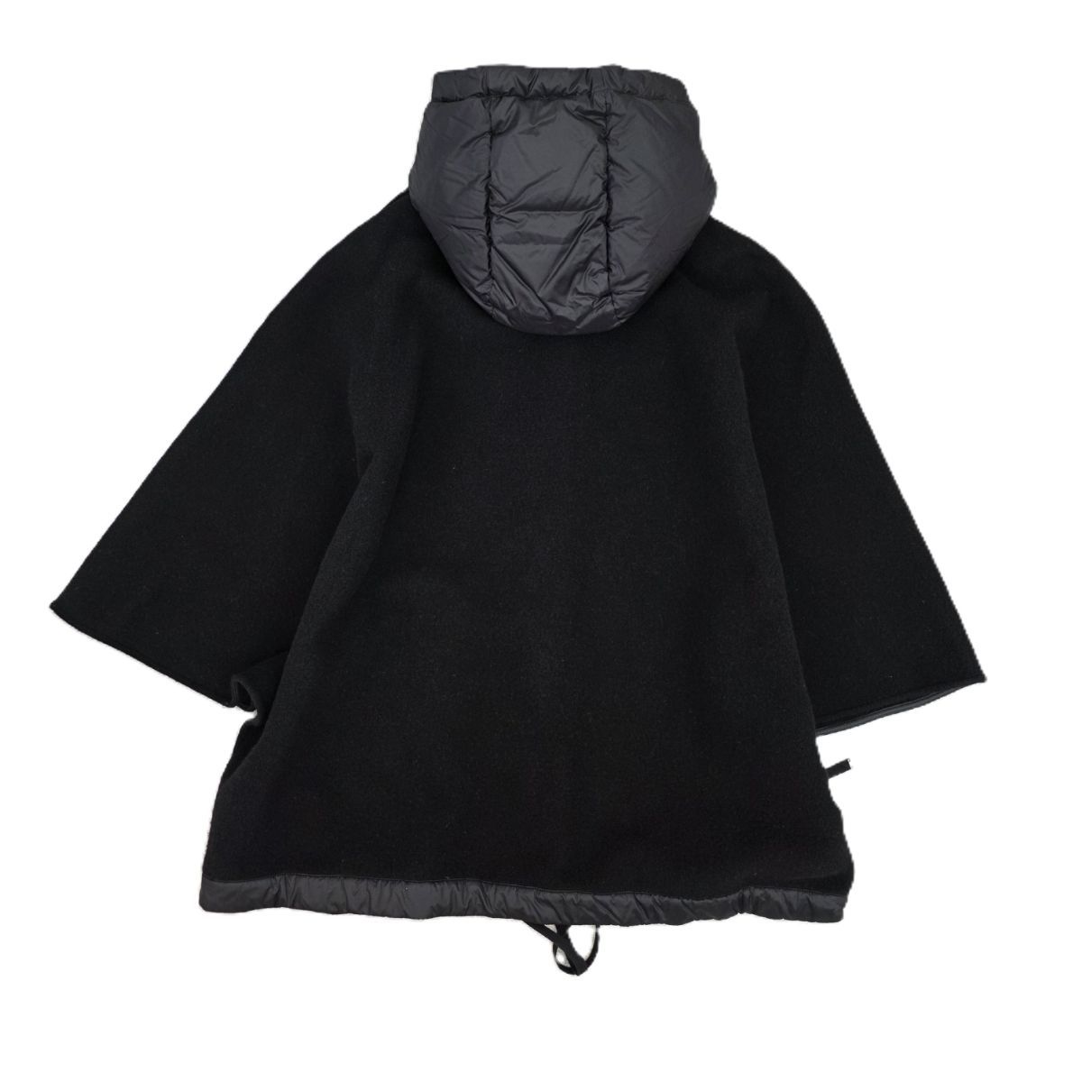 24AW 定価26万 MONCLER モンクレール ウール×ダウン CAPE ケープ