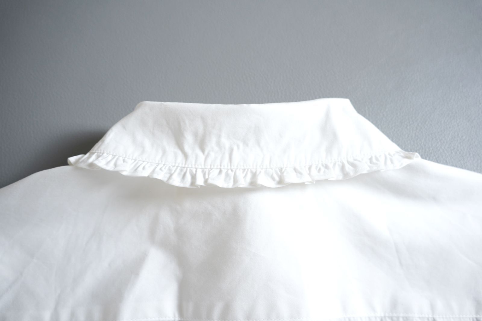 143t*美品 THE SHINZONE ザシンゾーン コットン フリルカラー ブラウス