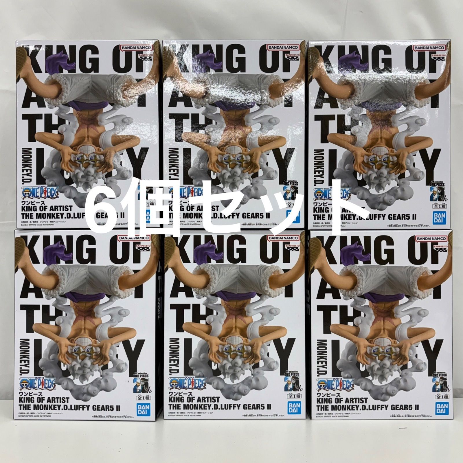 未開封 ワンピース KING OF ARTIST ルフィ ギア5 II 6個セット LF2027