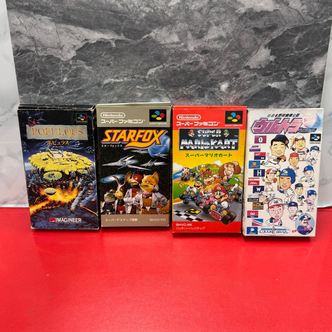 □スーパーファミコン 箱付き ソフト 8点セット まとめ売り