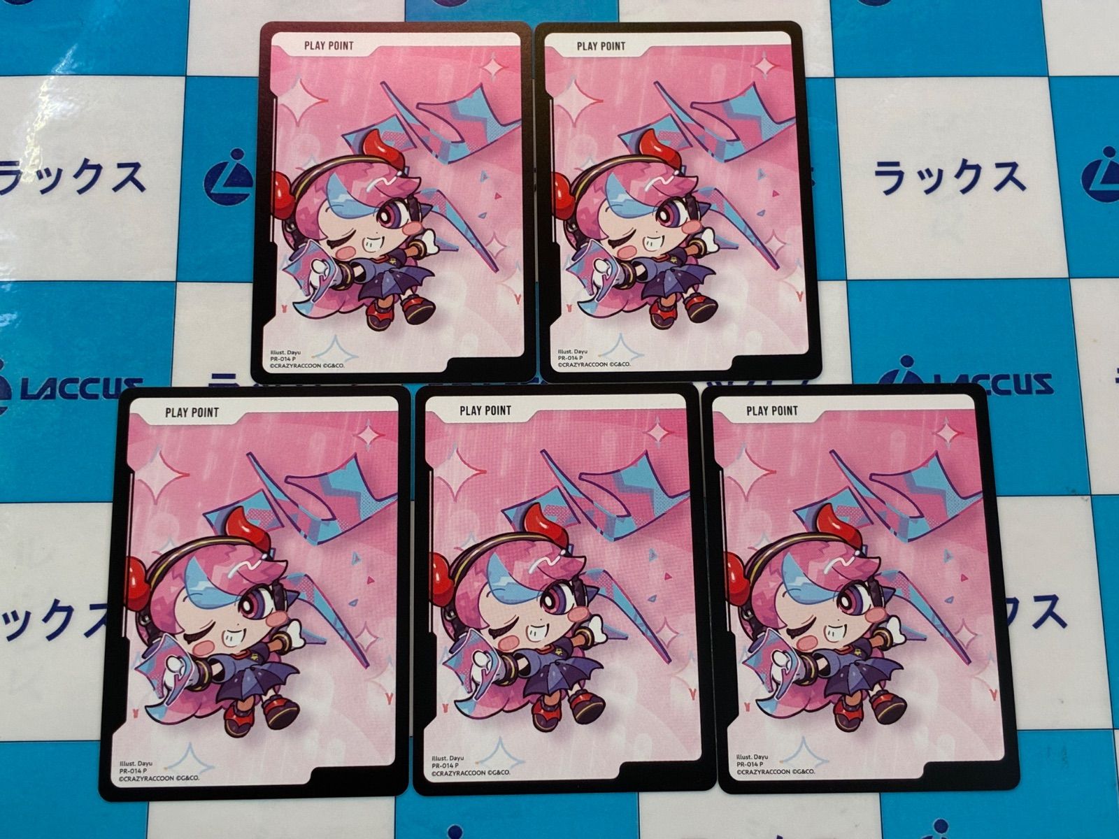 XrossStars/クロススターズ Selly PLAYPOINT/プレイポイント 5枚 ②