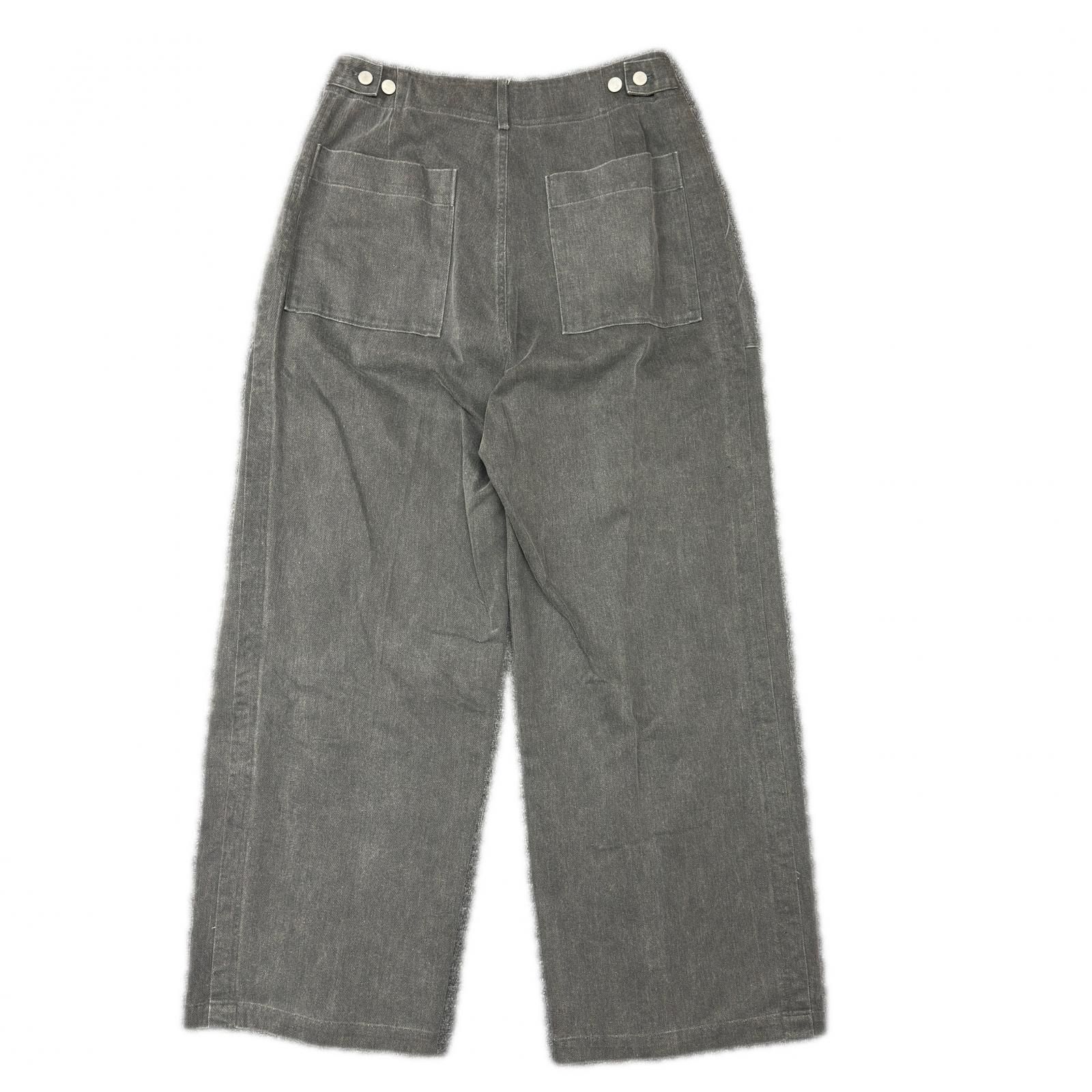 参考上代46200円 未使用 YOKE 25SS COTTON 1TUCK WIDE-LEG BAKER PANTS 