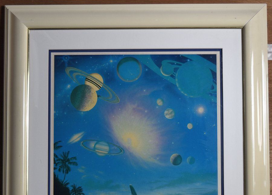 蔵A4177】シルクスクリーン ラッセン 「エタニティ」大判 33/225※沖縄