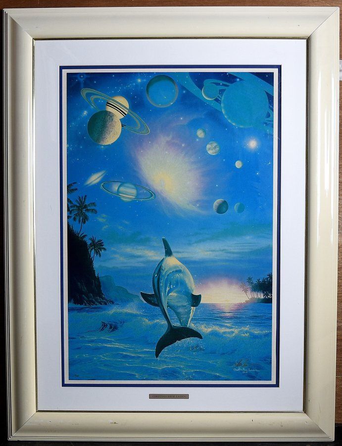 蔵A4177】シルクスクリーン ラッセン 「エタニティ」大判 33/225※沖縄