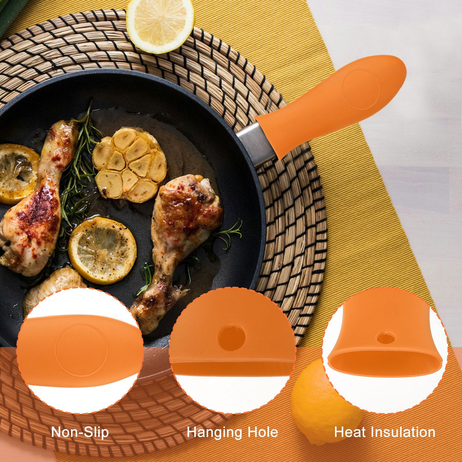 Amazon.co.jp: ルナリ スキレット ハンドルカバー シリコン 鉄フライパン 持ち手カバー グリップ ミット ハンドルホルダー レッド  (レッド) : スポーツ＆アウトドア スキレット ハンドルカバー 48個 パン 調理器具 ハンドグリップ ホイッスルアクセサリー ケトル 低速耐性 交換用ハンドル ティー