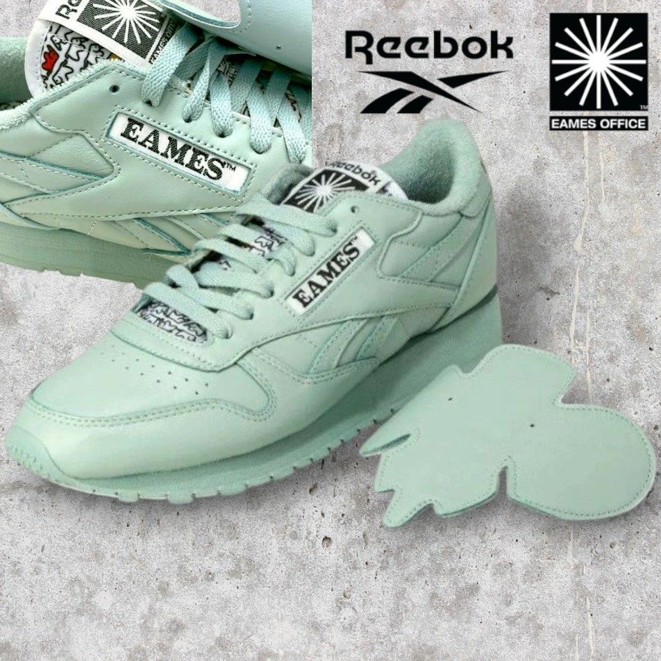 Reebok リーボック Eames Classic Leather Shoes イームズ クラシックレザー エレファント ローカット スニーカー ランニングシューズ GY6385 定価1.5万 シーサイドグレー03050819m02