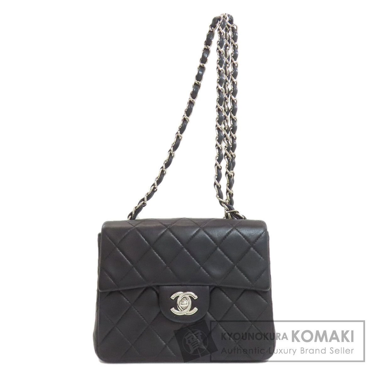 CHANEL シャネル チェーンショルダー マトラッセ シルバー金具 