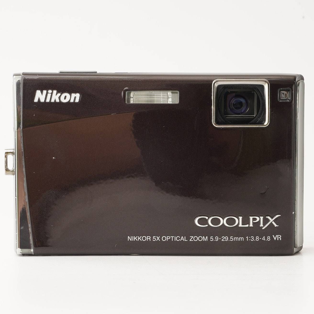 ニコン Nikon COOLPIX S60 パープリッシュ ブラック 5x 光学ズーム