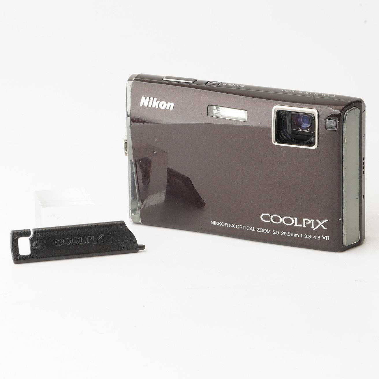 ニコン Nikon COOLPIX S60 パープリッシュ ブラック 5x 光学ズーム