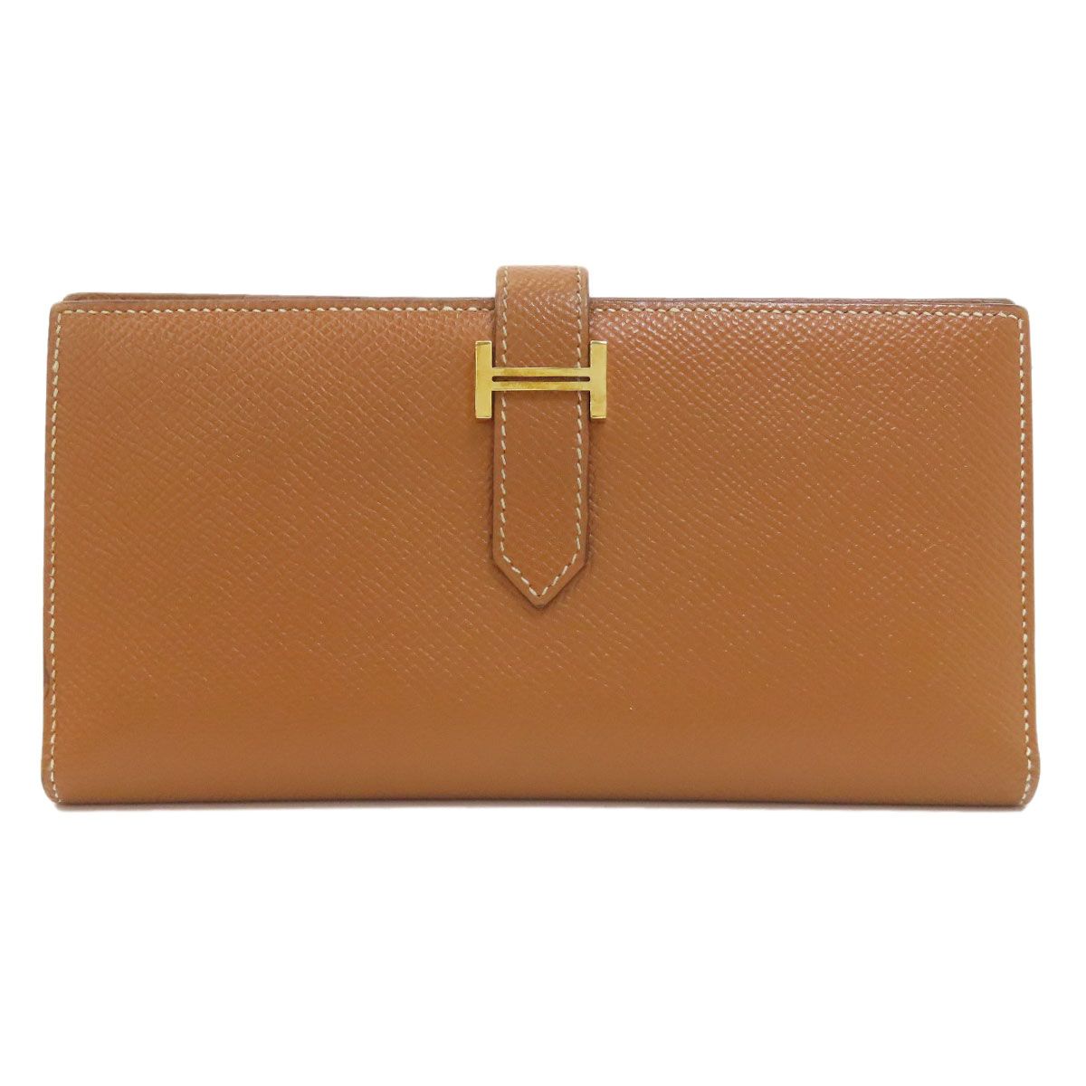 HERMES エルメス ベアンスフレ ゴールド ゴールド金具 長財布（小銭