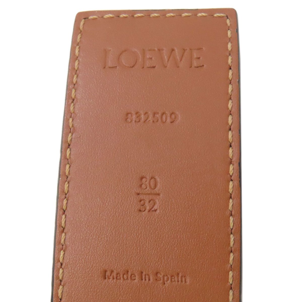 LOEWE ロエベ アナグラム ベルト レザー メンズ [中古] - メルカリ