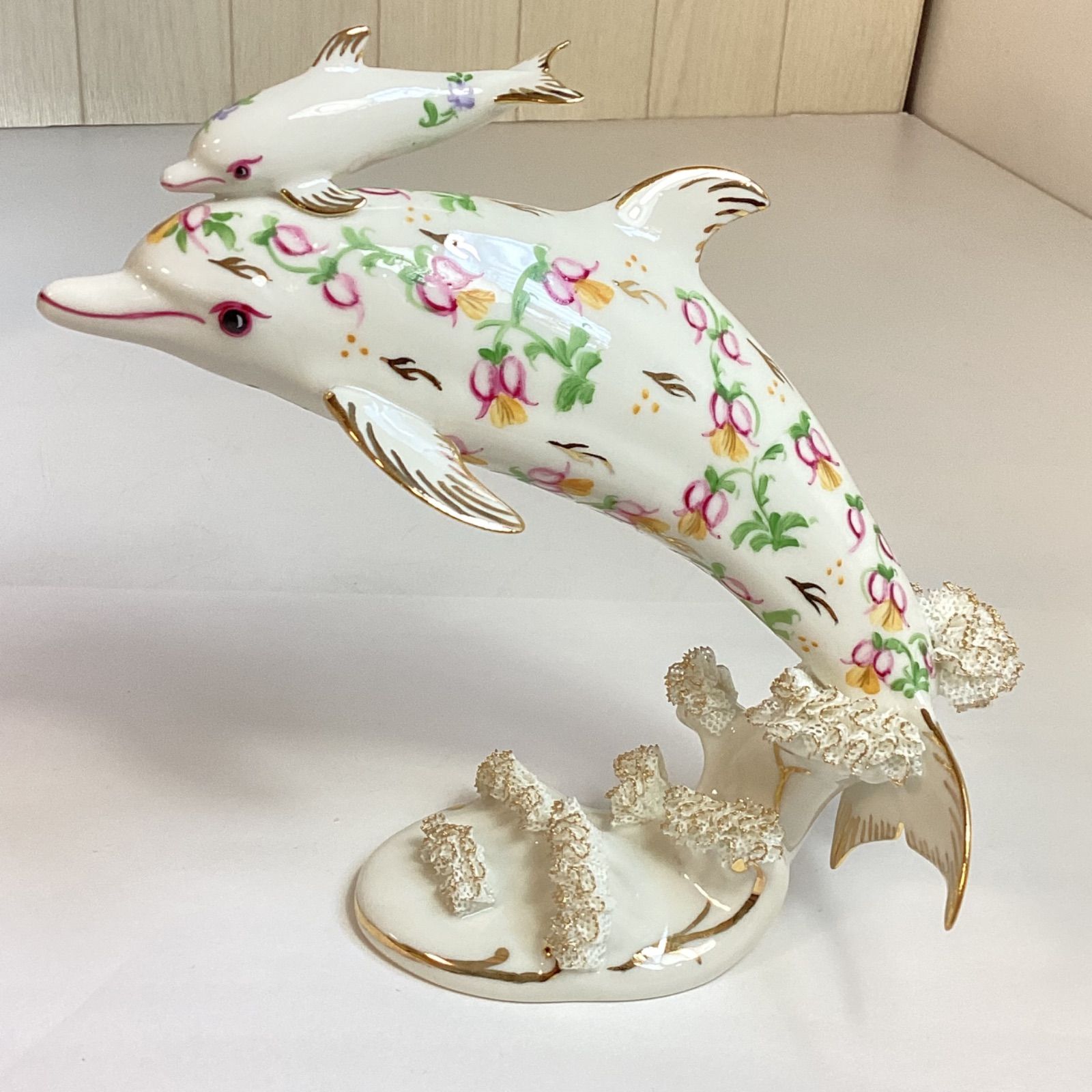 アイリッシュドレスデン IRISHDRESDEN イルカのフィギュリン …e.s