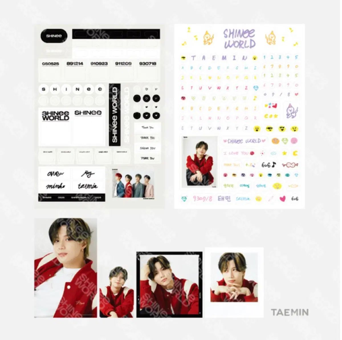 SHINee Beyond LIVE グッズ デコステッカー トレカ セット テミン