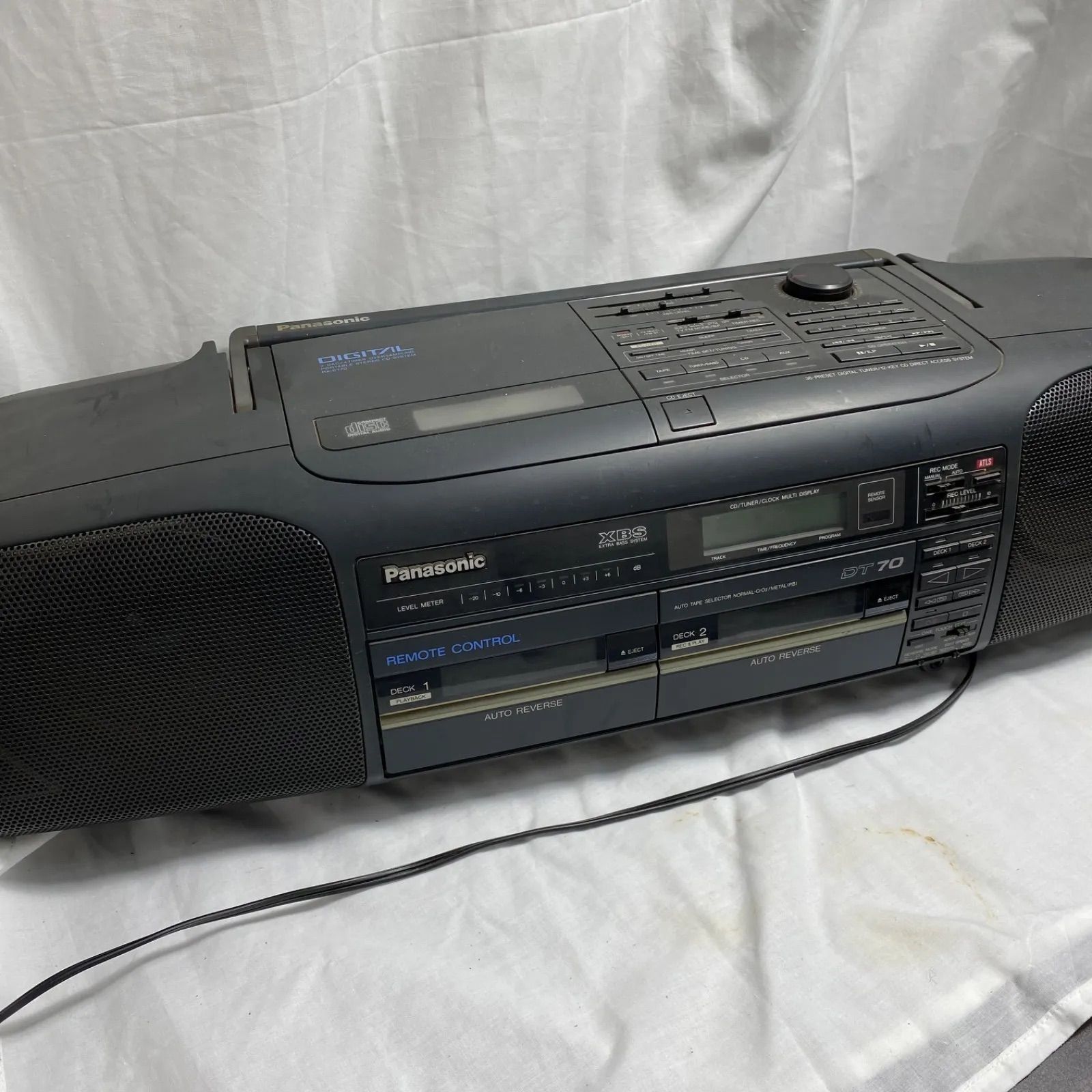 Panasonic RX-DT70 CD パナソニック CD AM デッキ【汚れ有り】【通電CD