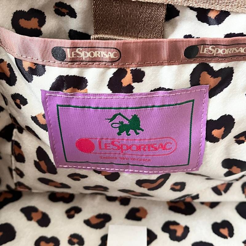 LeSportsac レスポートサック ラフィアトートバッグ バンブー 舟形