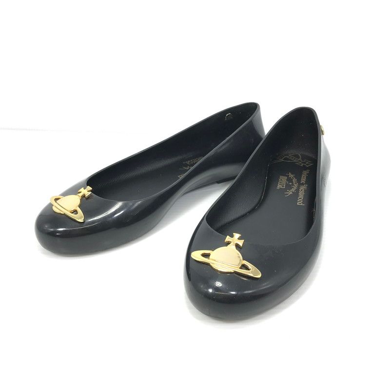 vivienne westwood×melissa オーブフラットシューズ 中古品】Vivienne Westwood ヴィヴィアンウエストウッド × MELISSA