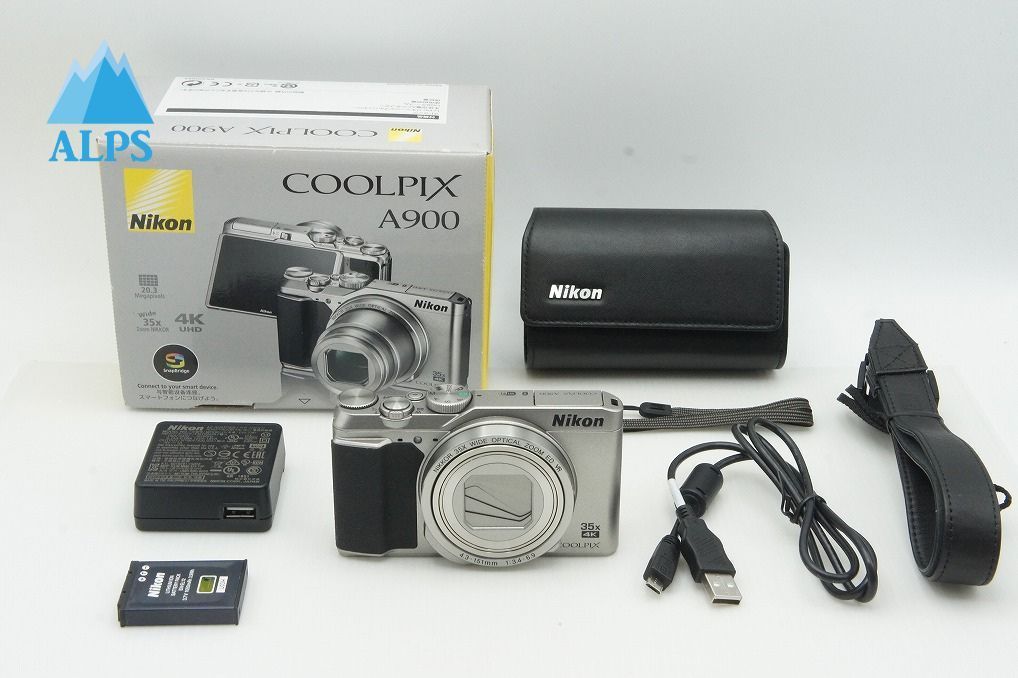 美品 Nikon ニコン COOLPIX A900 コンパクトデジタルカメラ シルバー