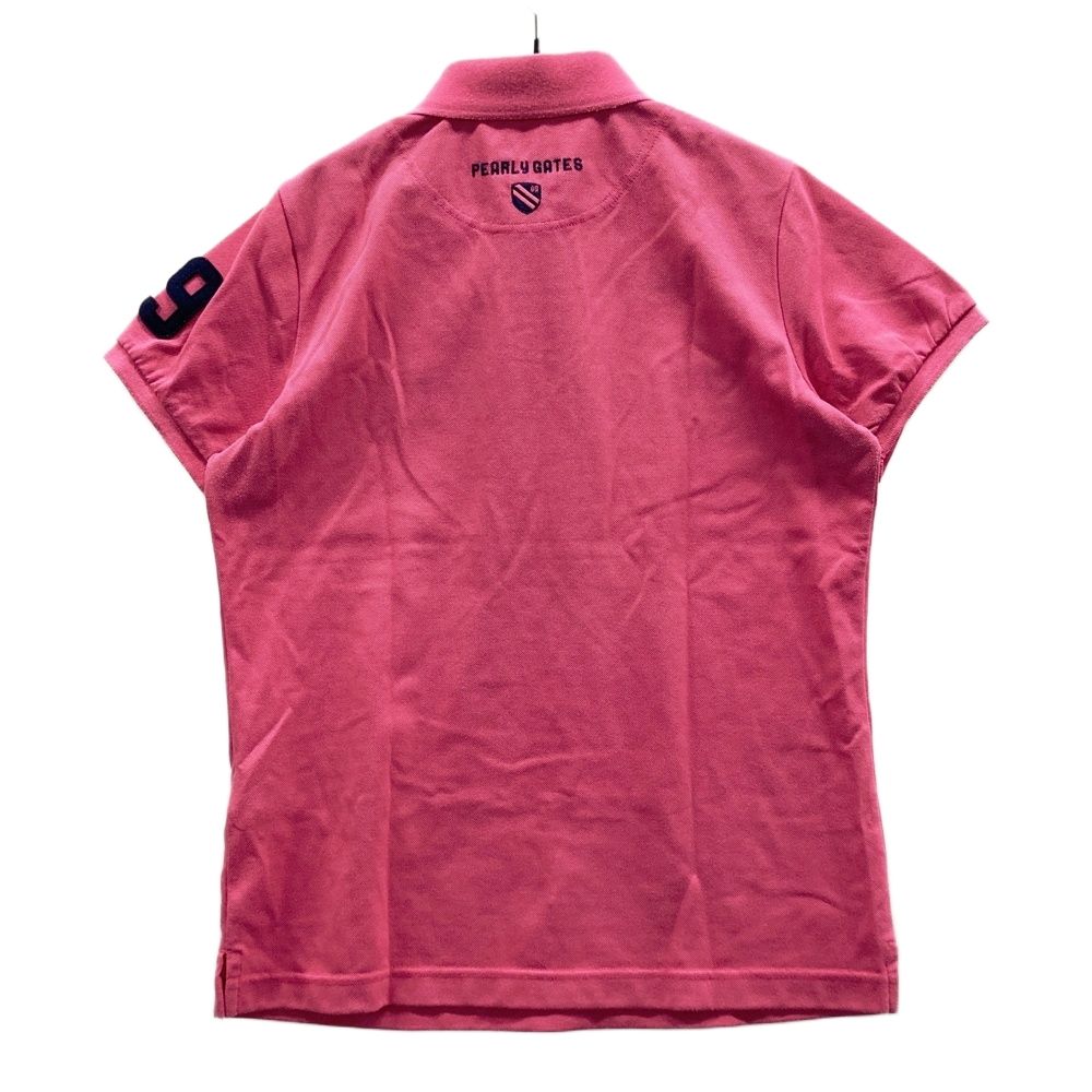 サイズ：1 PEARLY GATES パーリーゲイツ 半袖ポロシャツ ピンク系