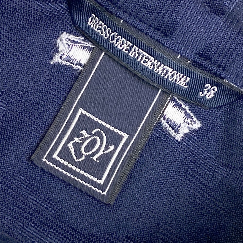 サイズ：38 ZOY ゾーイ 半袖ポロシャツ 総柄 ネイビー系 [240101613444