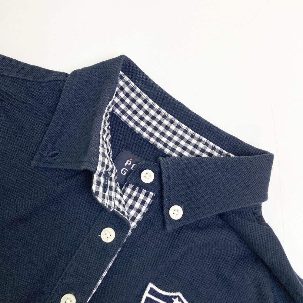 サイズ：0 PEARLY GATES パーリーゲイツ ボタンダウン 半袖ポロシャツ