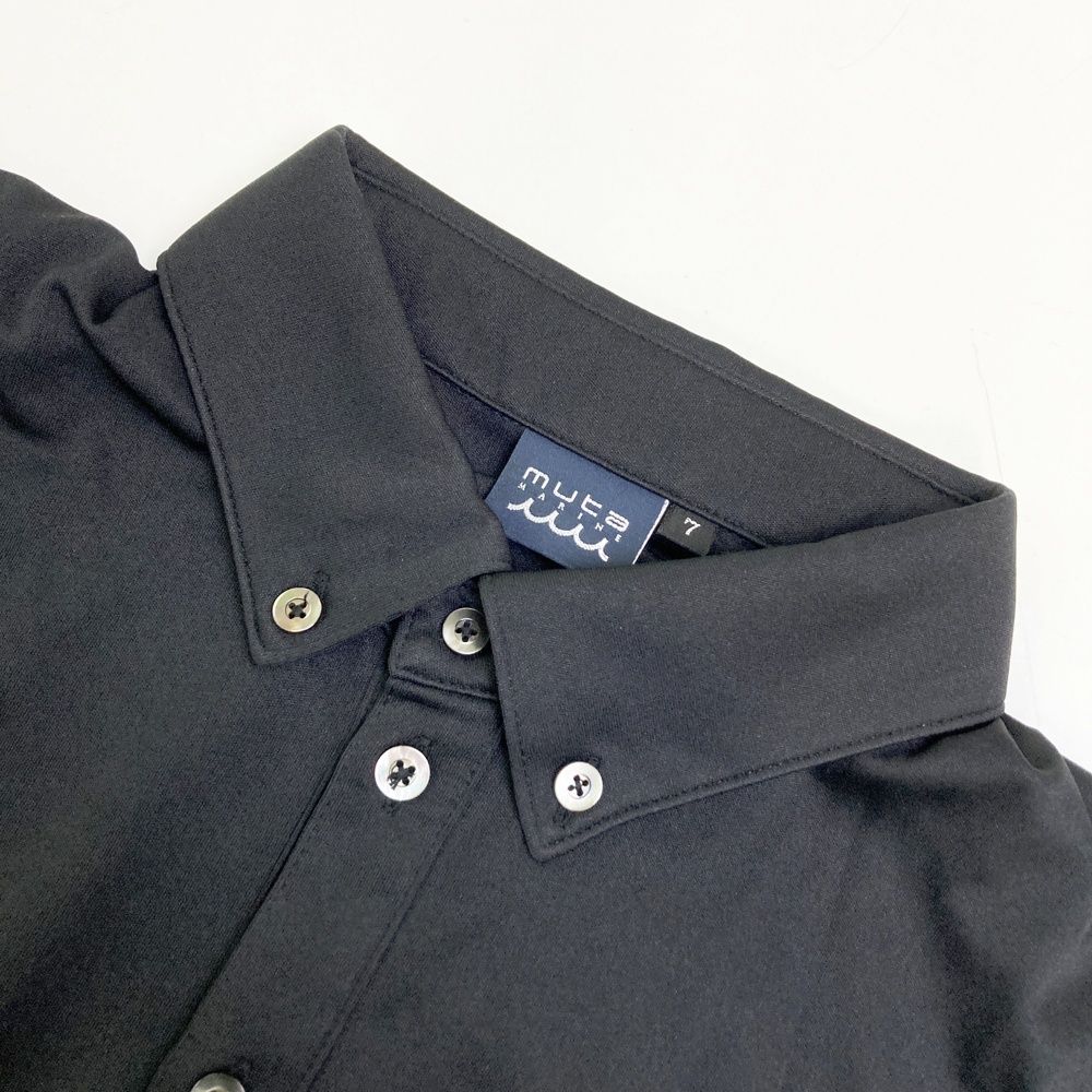 サイズ：7 MUTA MARINE ムータマリン 半袖ポロシャツ ボタンダウン