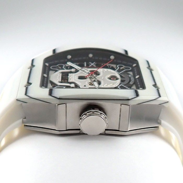 セブン・トゥエルブ SEVEN XII 腕時計 裏スケ 夜光インデックス 夜光針