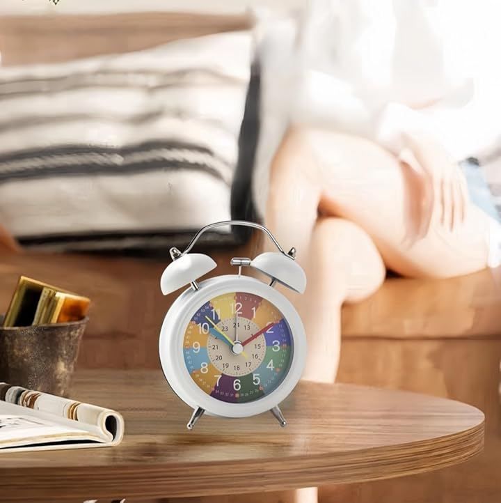 YYDS 振動 目覚まし時計 アナログ 大音量 ベル 置き時計 おしゃれ