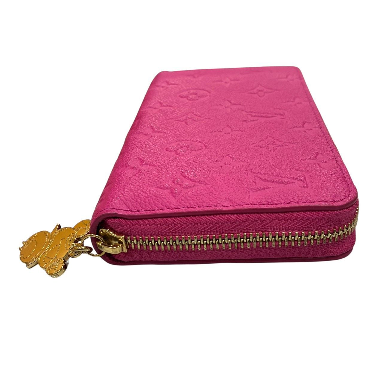 ルイヴィトン バレッタ 　ピンク 　モノグラム美品 Louis Vuitton MURAKAMI ルイヴィトン 村上隆 M13618 LV×TM ジッピー