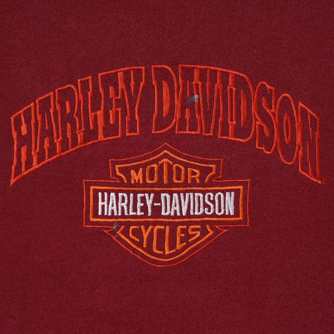 90s USA製 ハーレーダビッドソン Harley Davidson スウェット L エンジ