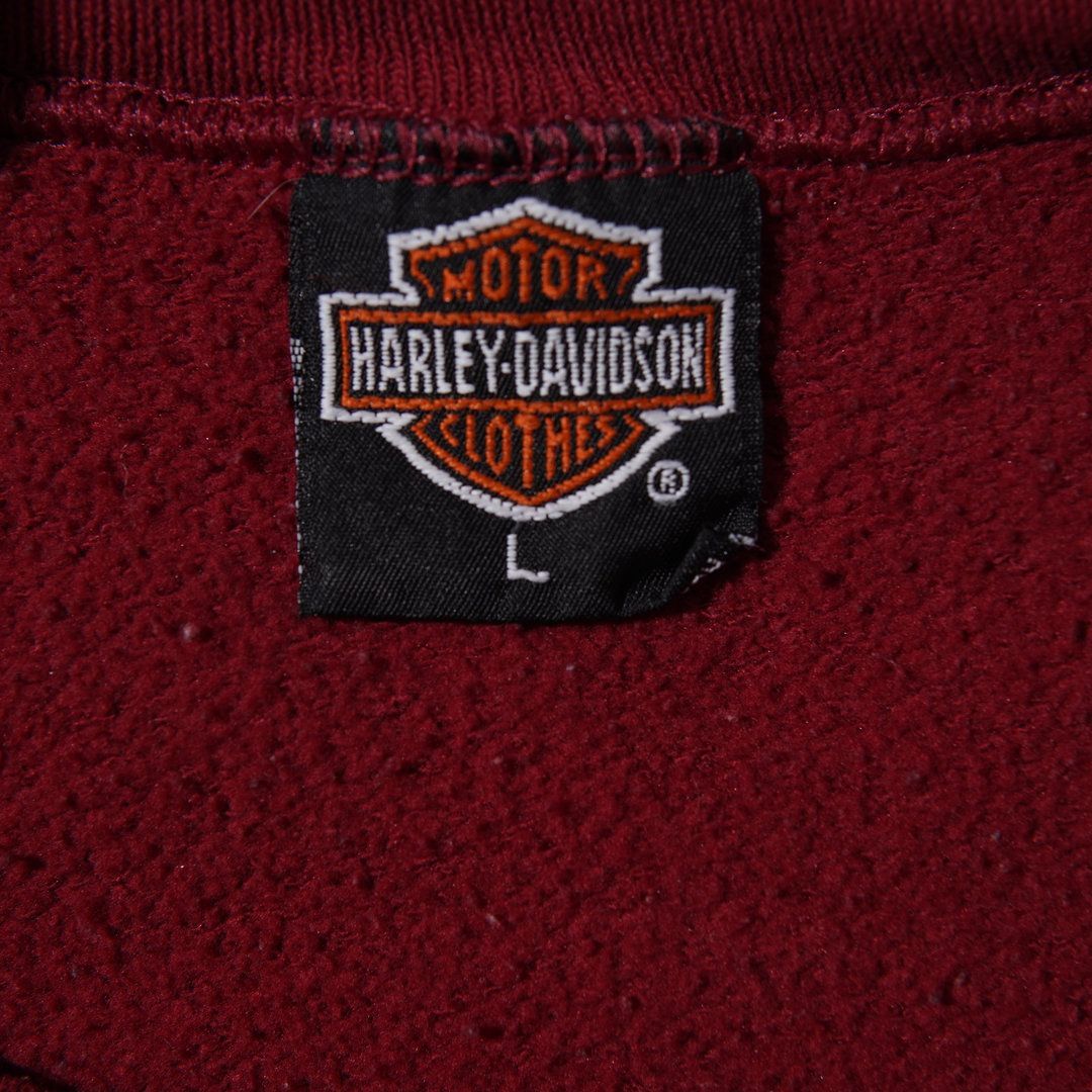90s USA製 ハーレーダビッドソン Harley Davidson スウェット L エンジ